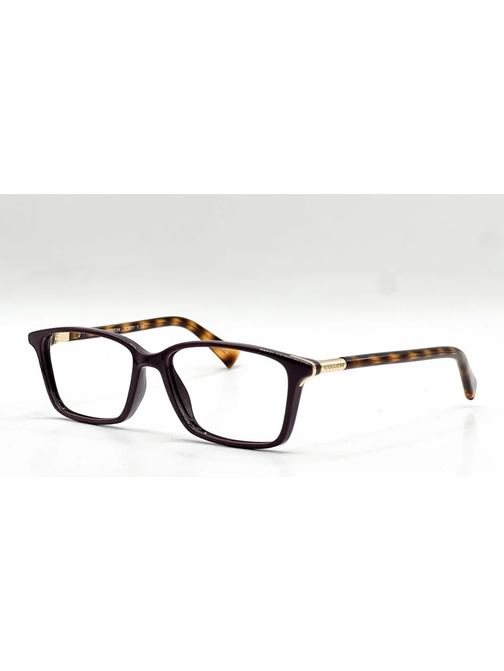 Coach HC 6077 5335 Purple Dark Tortoise Authentic Eyeglass Frames 53-15